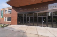 The front of the Marywood Sette Laverghetta Center for Performing Arts