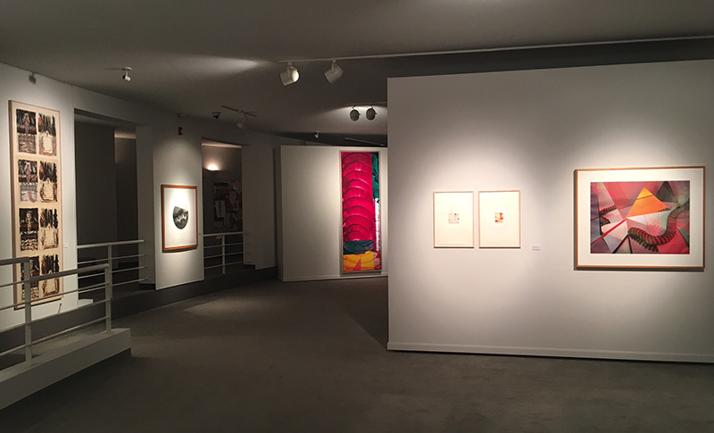 walls with artwork on them