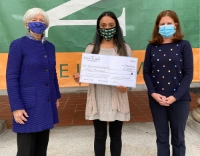 (left to right) Patricia Rosetti, leading annual giving officer; Jenny Gonzales, S.T.A.R.S. co-director; and Emily Coleman, S.T.A.R.S. co-director