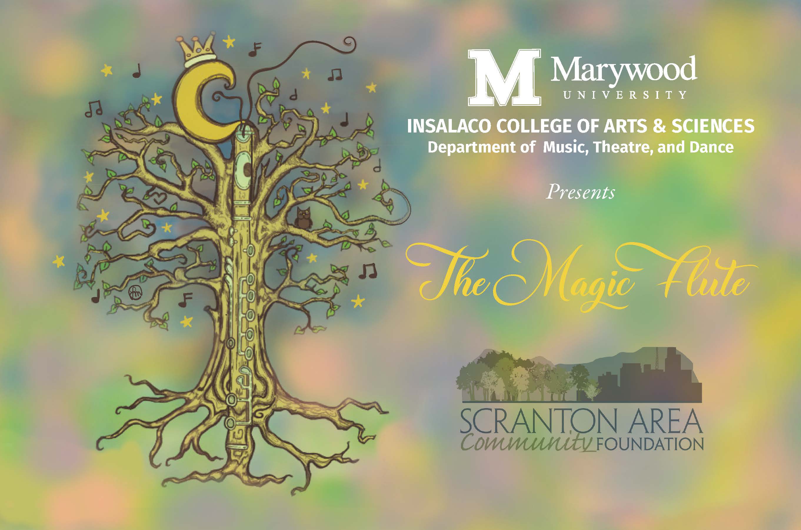 Marywood University’s Department of Music, Theatre, and Dance is collaborating with the School of Architecture in creating a full-scale production of Mozart's The Magic Flute.