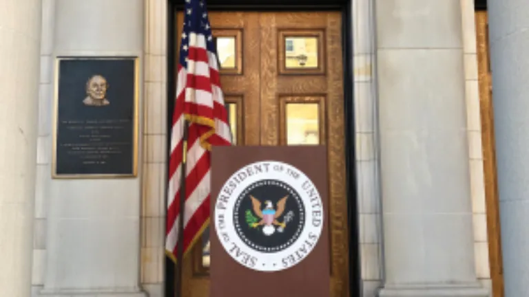 Presidential podium