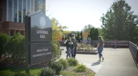 Students walking in front of Loughran Hall Marywood Named a 2021-2022 College of Distinction