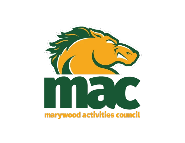 Maxis in the Marywood Acivities Council logo