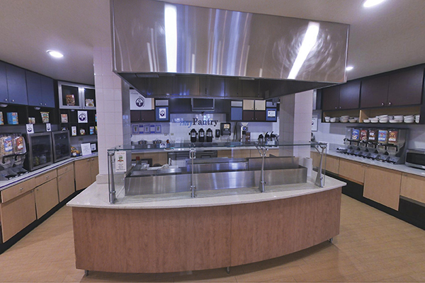 The pantry section of the Marywood Dining Hall