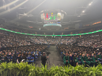 arena full of people in academic attire