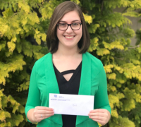 2018 SLHA Scholarship Recipient Nicole Coombs Junior CSD Major Wins Scholarship