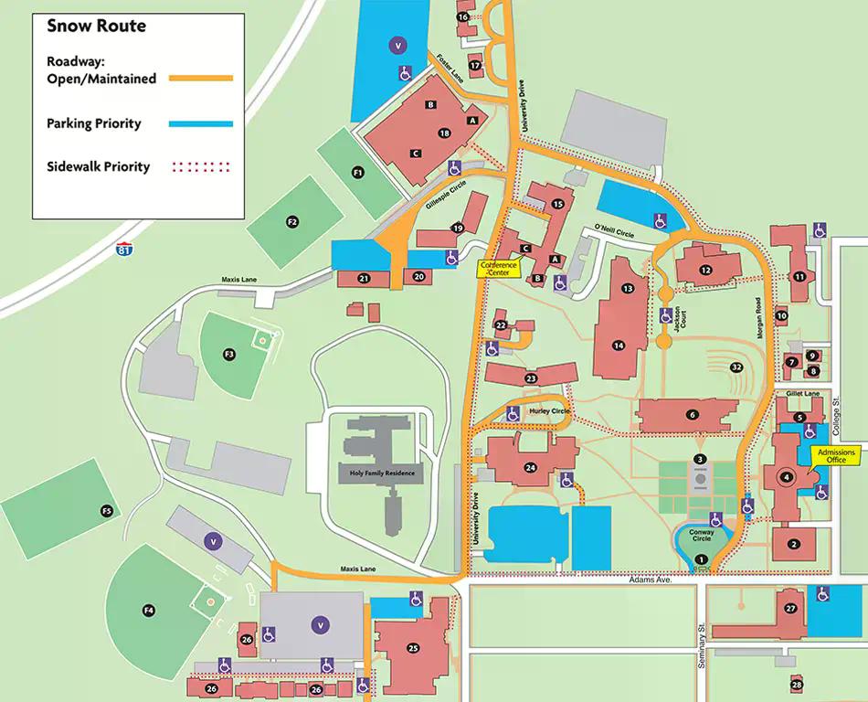 Parking on Campus | Marywood University