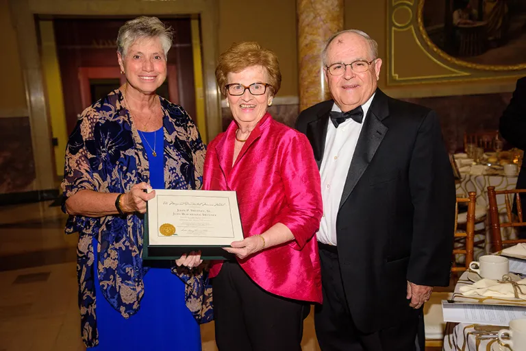 Sister Mary Persico with Mr. and Mrs. John Sweeney