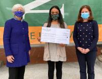 (left to right) Patricia Rosetti, leading annual giving officer; Jenny Gonzales, S.T.A.R.S. co-director; and Emily Coleman, S.T.A.R.S. co-director Marywood University Receives 2020 Robert H. Spitz Foundation Grant