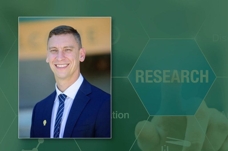 Patrick Seffrin in suit headshot Research Study Examines Links Between Drug Use, Violence, and Criminal Justice Involvement among Men