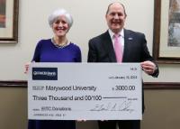 Marywood University News FNCB Bank Donates Funds to the University's Momentum Program