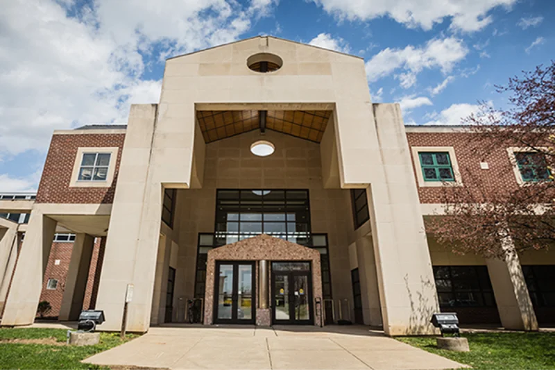 The front of Marywood's architectural studies center