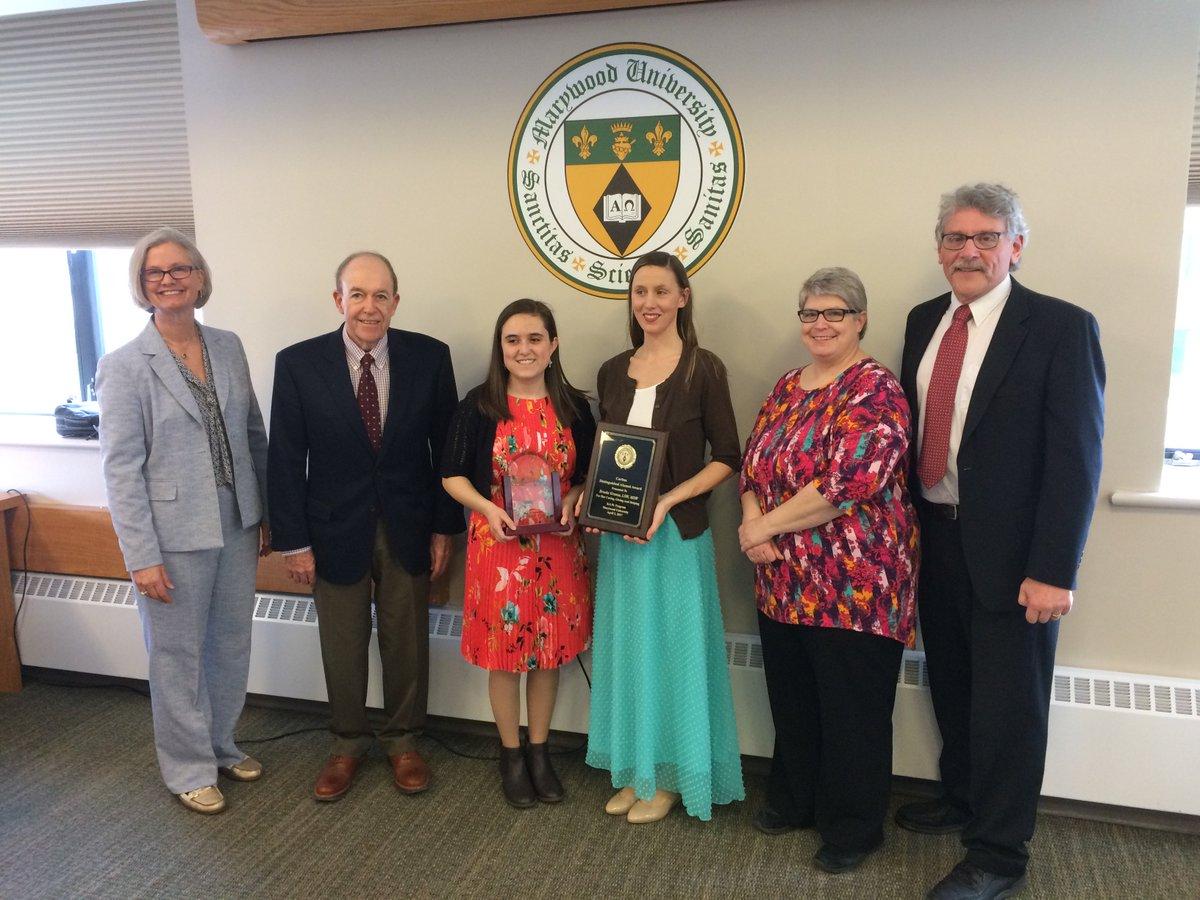 Gina Morgese and Brooke Addley-Grunza Bachelor of Social Work Program Honors Distinguished Work