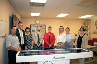 Marywood University News Anatomage Table Demonstration Held for Moses Taylor Foundation Representatives