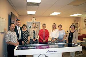 Marywood University News Anatomage Table Demonstration Held for Moses Taylor Foundation Representatives