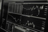 Black screen with different graphs in white Marywood Receives Top Ranking for Management Information Systems Program