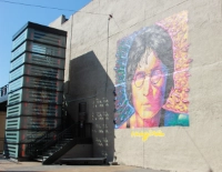 Mural of John Lennon in downtown Scranton