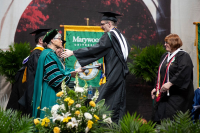 Marywood University conferred degrees on more than 800 undergraduate, graduate, and doctoral students on Saturday, May 20, 2023. Marywood University's 105th Annual Commencement Ceremony