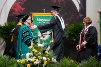 Marywood University conferred degrees on more than 800 undergraduate, graduate, and doctoral students on Saturday, May 20, 2023. Marywood University's 105th Annual Commencement Ceremony
