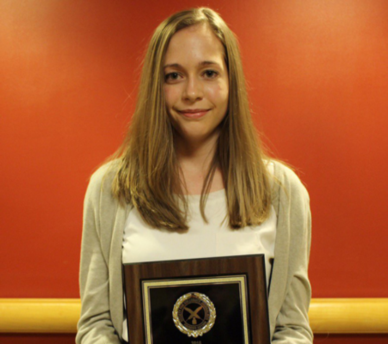 Rachel Looker Communication Arts Student Receives Student Journalist of the Year Award