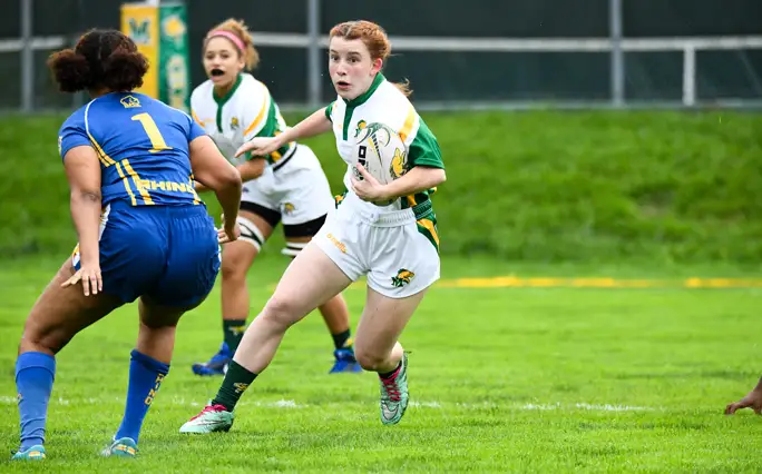Marywood's rugby team in action